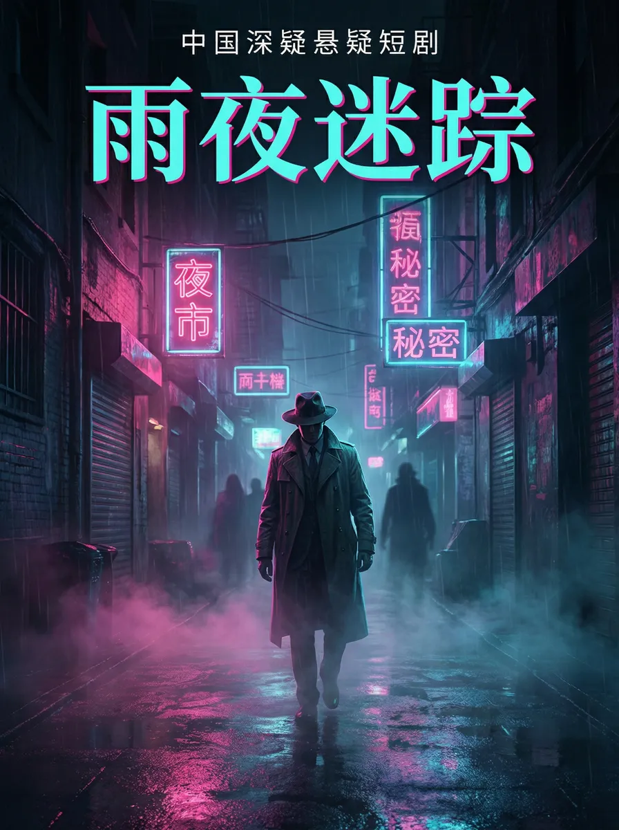 电视剧摩西密码 悬疑追踪短剧 - 雨夜迷踪海报